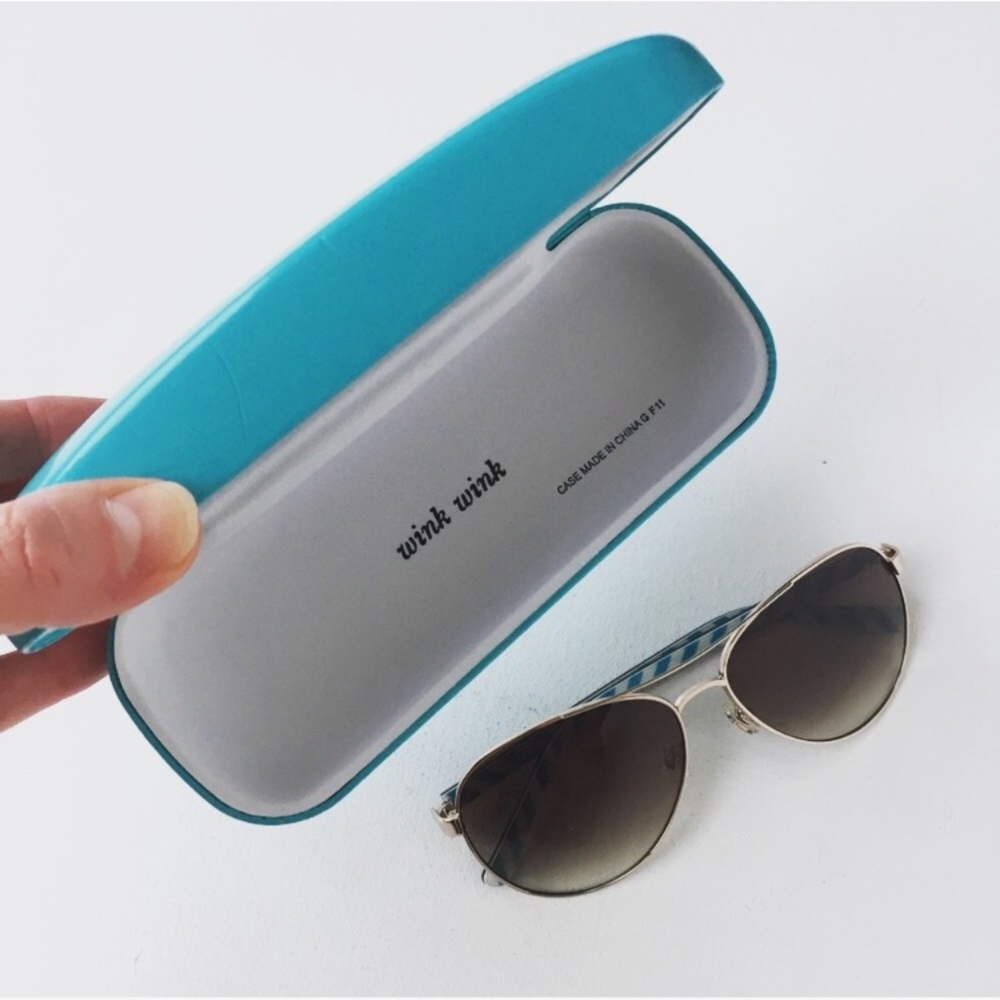 Kate Spade Rose Gold Blossom Sunglasses